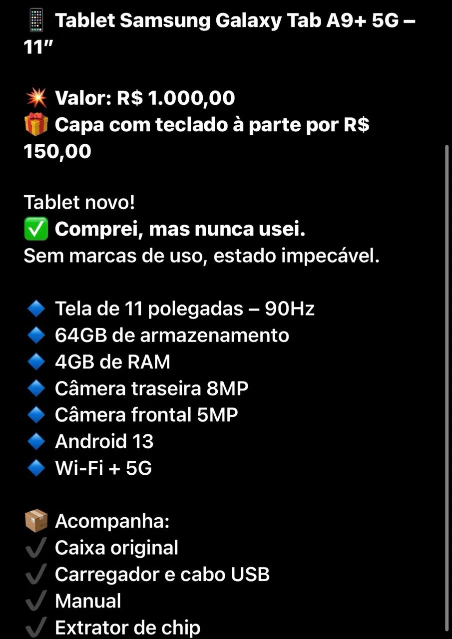 Oportunidade Tablet Samsung  - Foto 5