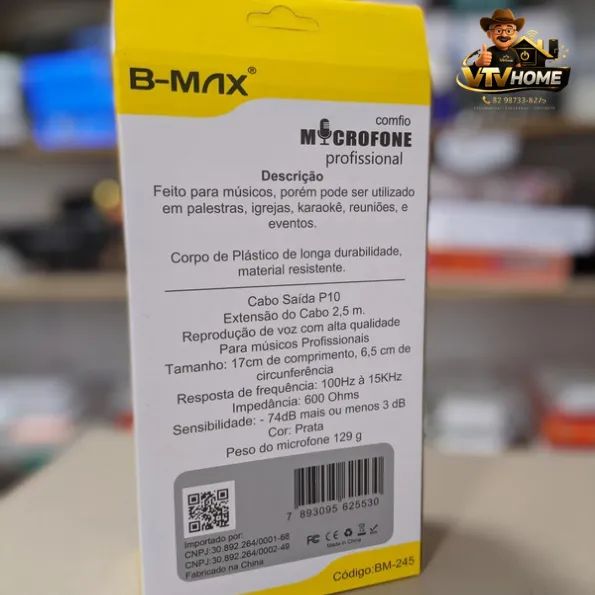 Microfone Com Fio Profissional - Entrega Grátis  - Foto 3