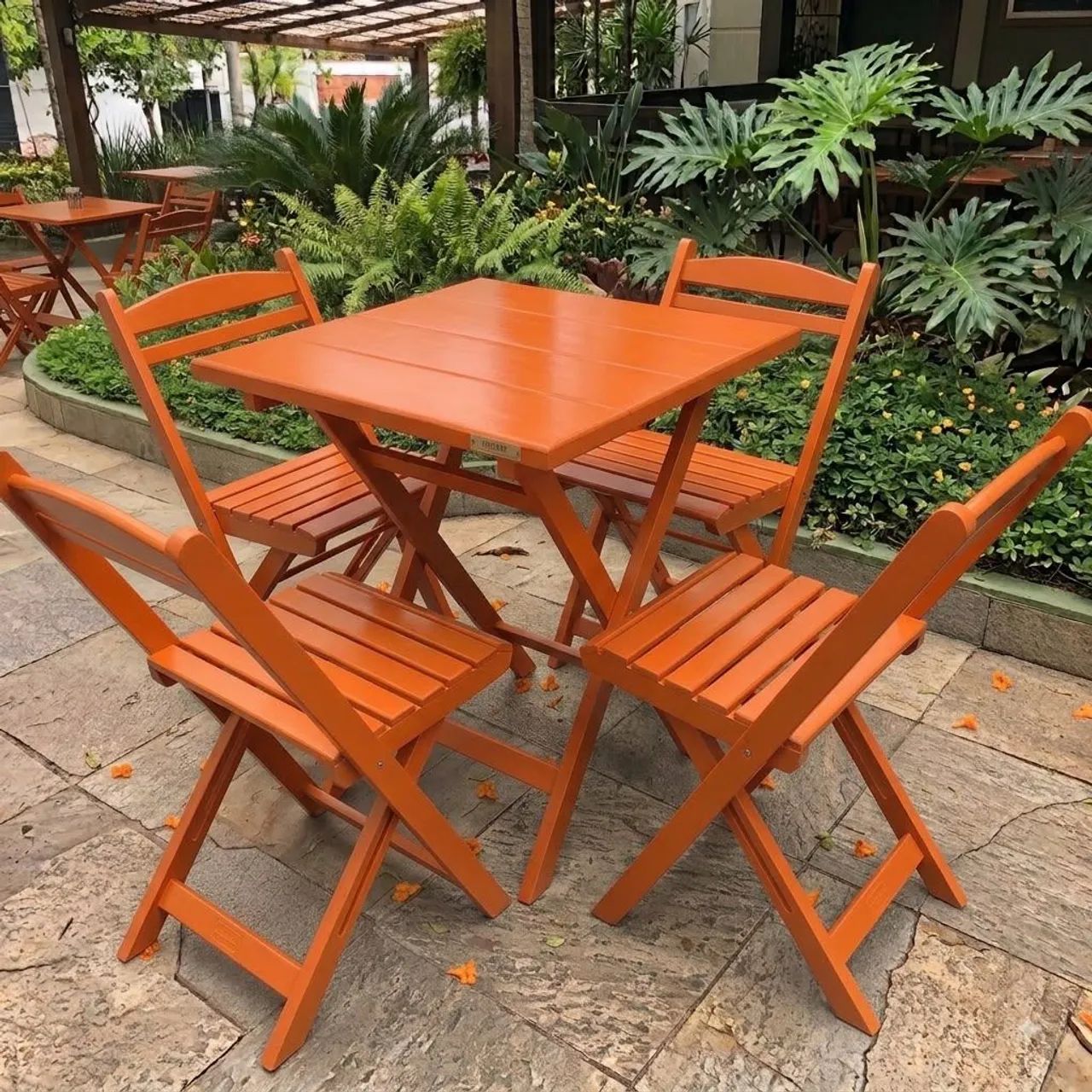 Conjuntos de mesa com cadeiras dobráveis  - Foto 2