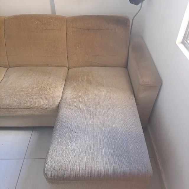 Sofá 3 lugares com Chase (usado) - Foto 2