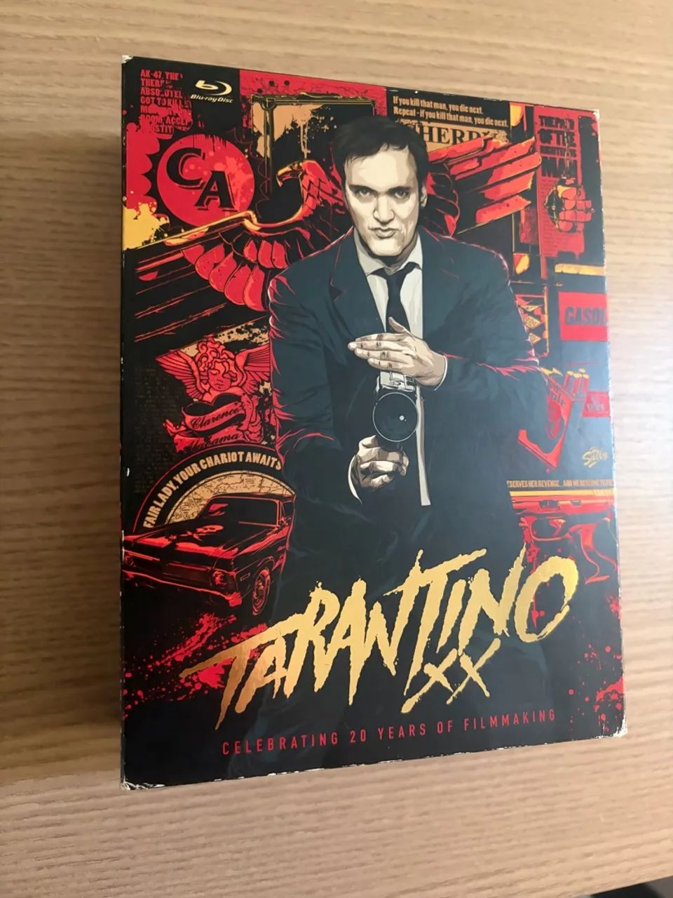 Tarantino XX Box Blu-ray 10 Discos ? 8 Filmes + Extras