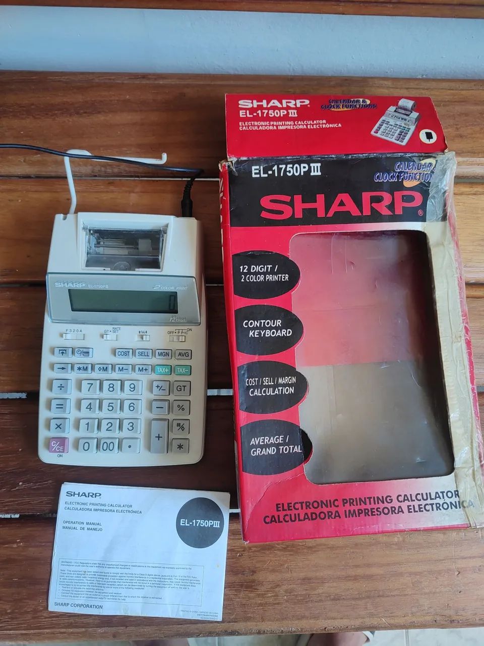 Calculadora antiga sharp65580481310595121