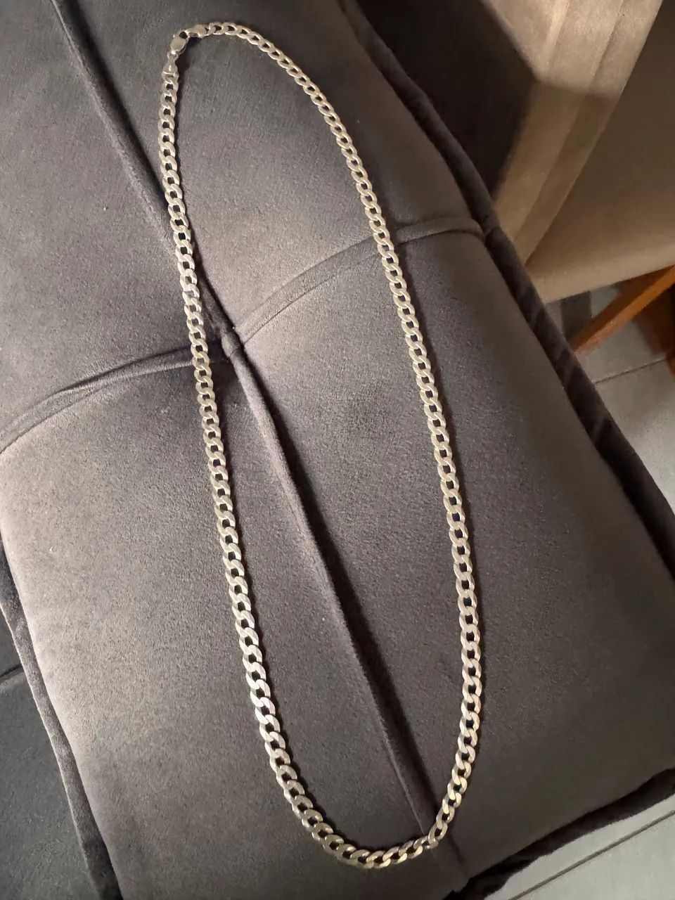 Cordão de Prata 925 Escama de Peixe! - Foto 4