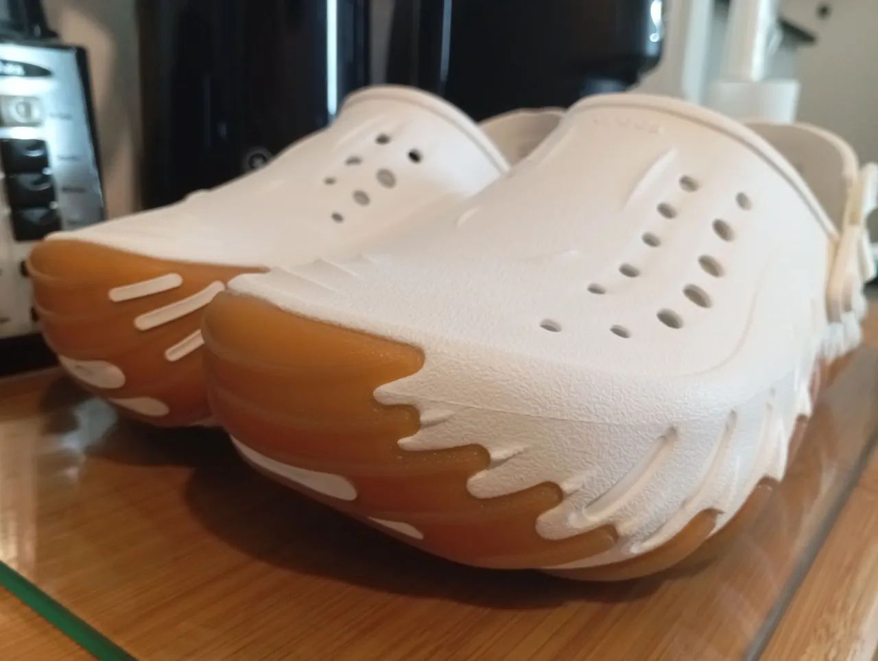 crocs echo clog offwhite avorio 41 - 28cm - Foto 2