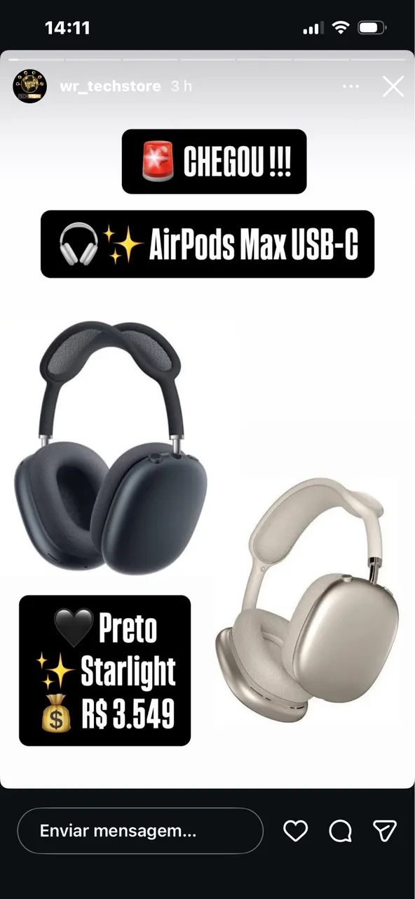 AirPods Max スターライト usb-c Apple AirPods Max - (USB-C) - Starlight | MercadoLivre