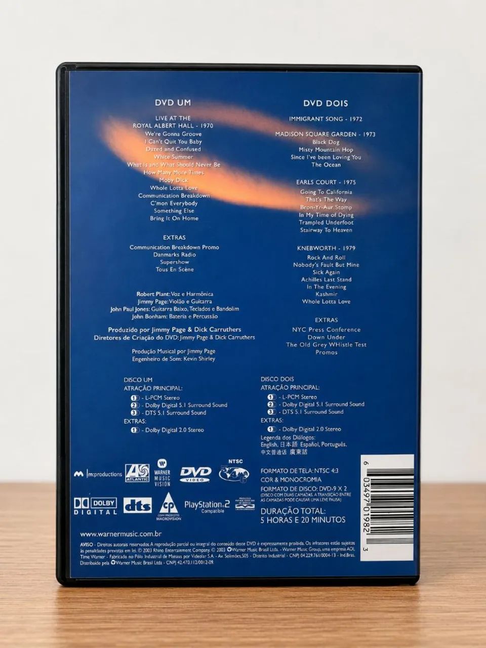DVD DUPLO LED ZEPPELIN 2003 ORIGINAL - CDs, DVDs etc - Cidade