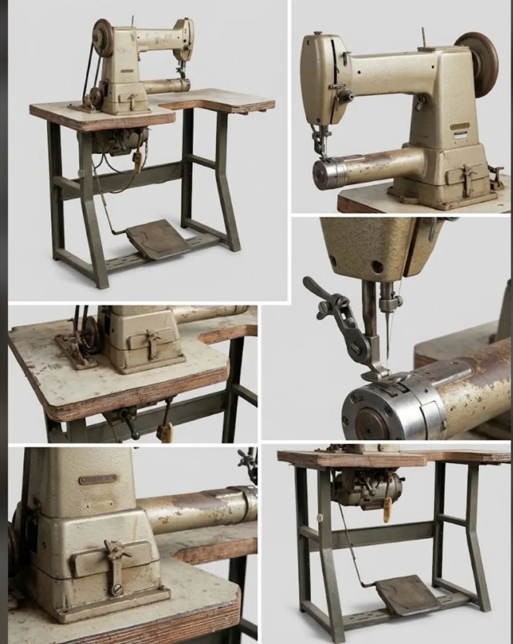 Máquina de Costura Industrial de Braço Esquerdo