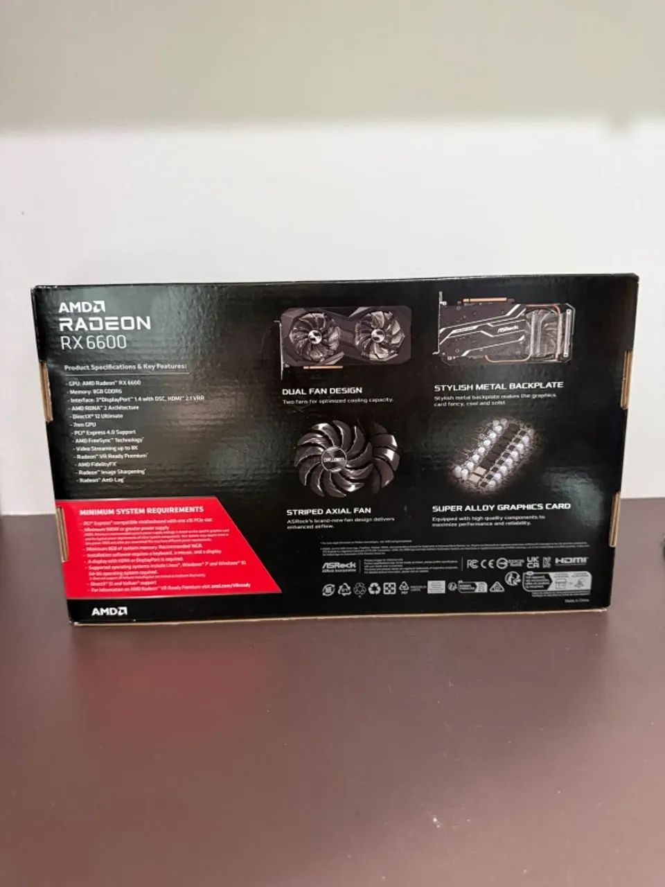 ASRock Radeon RX 6600 8GB - Impecável  - Foto 4