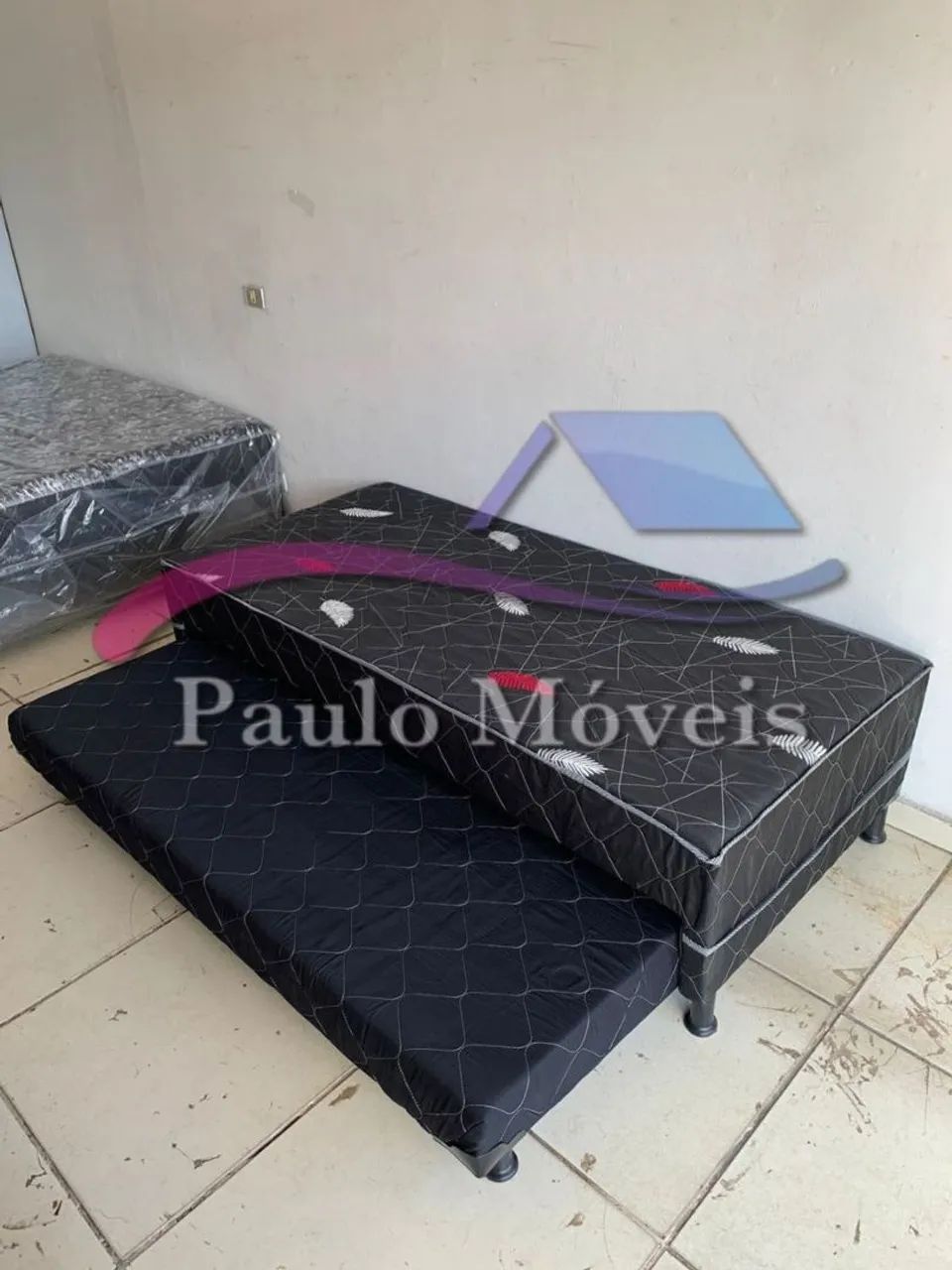 CAMA BOX - SOLTEIRÃO COM AUXILIAR  - Foto 3