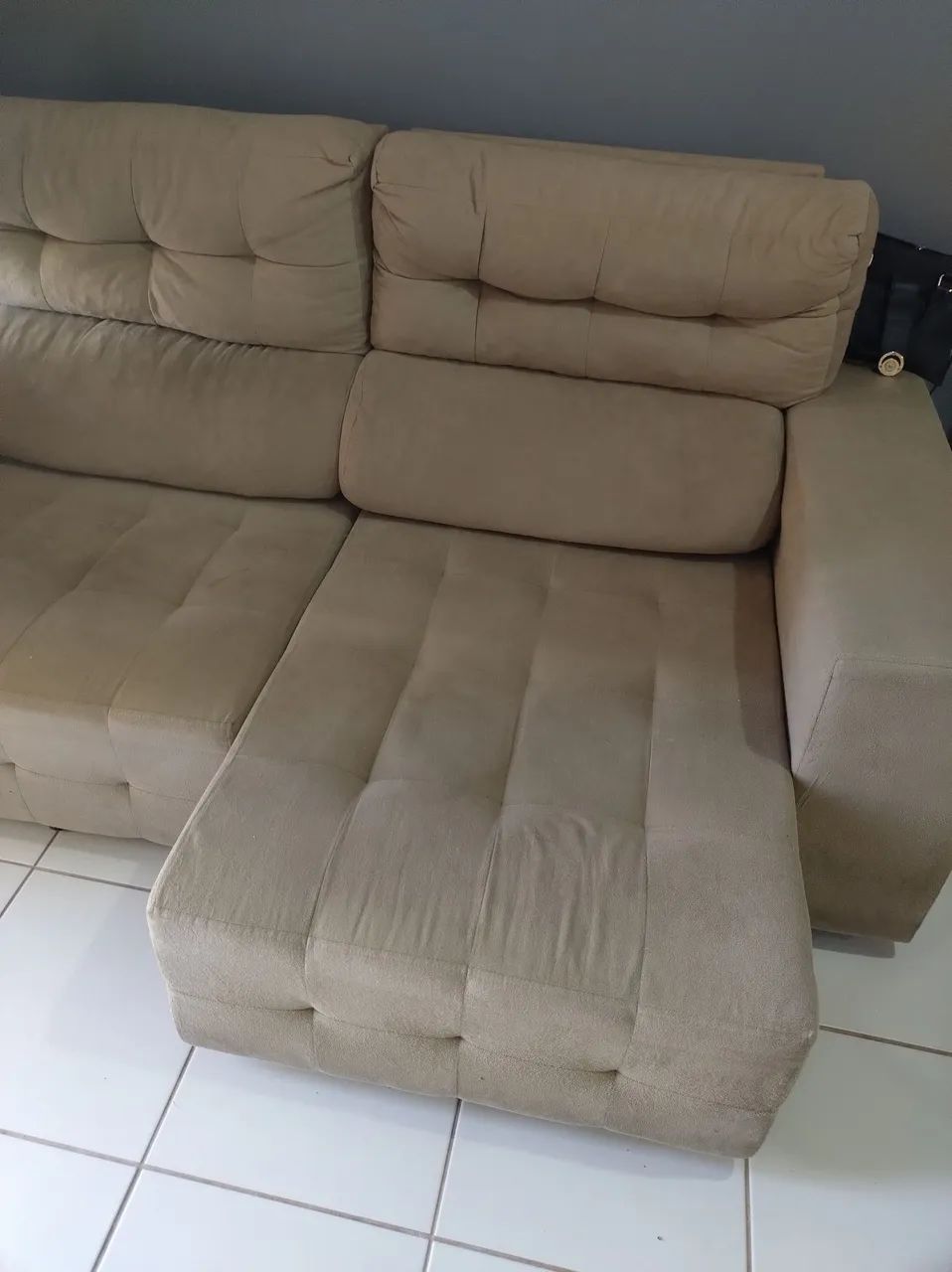 Sofá retrátil 2 lugares