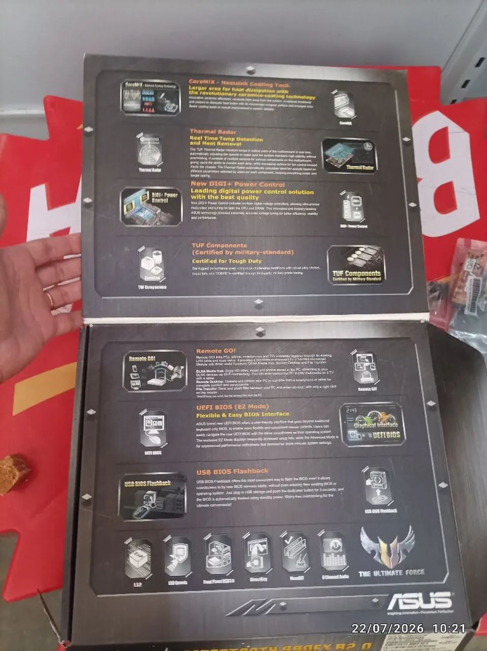 Placa mãe com defeito dois processador FX 8 g ram - Foto 2