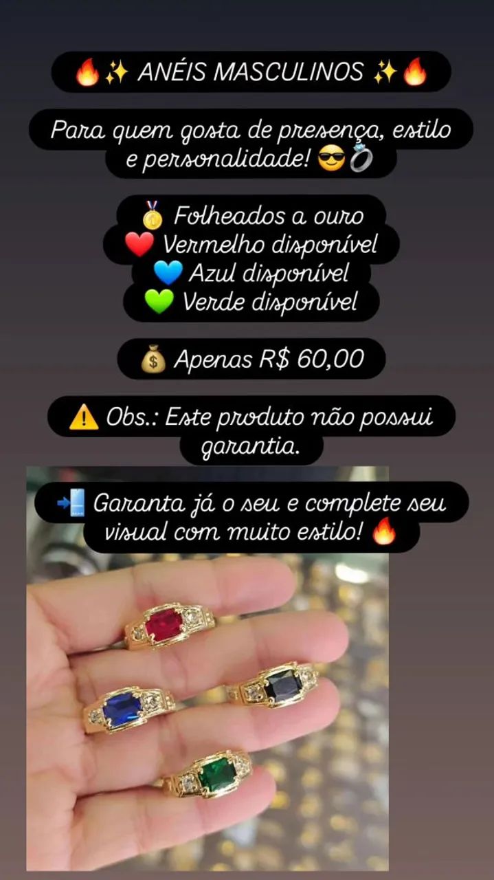 ?Anéis masculino - Foto 2