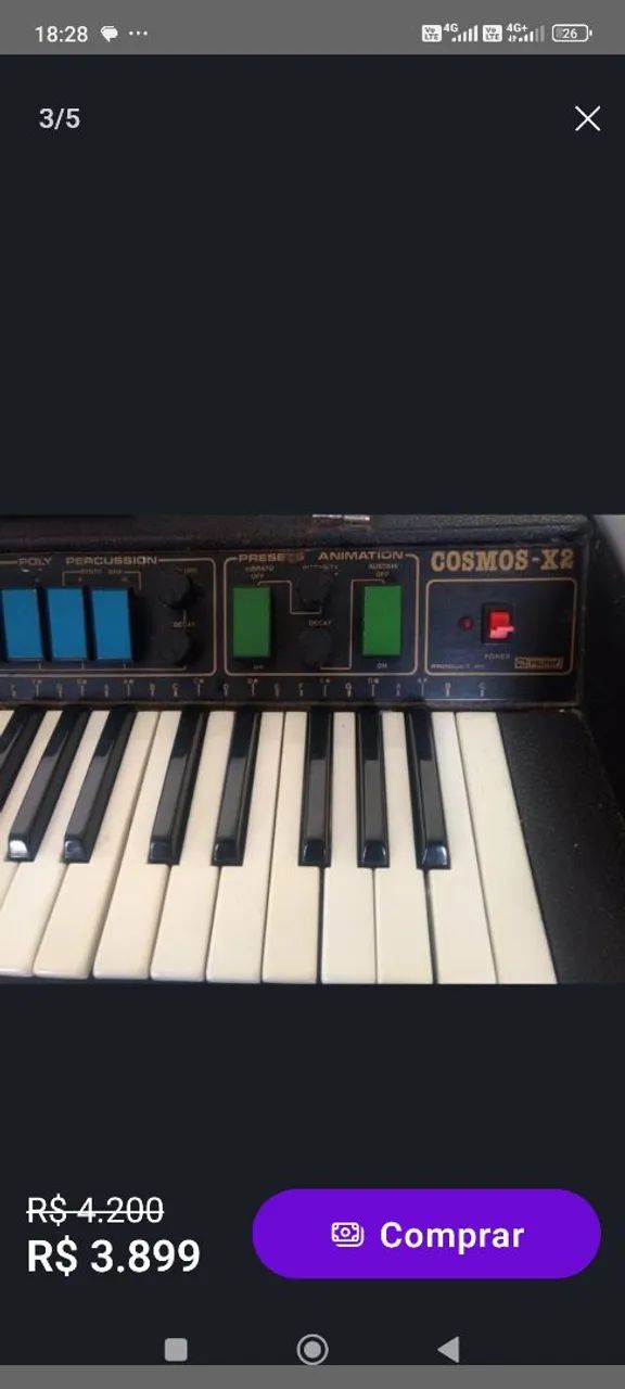 Órgão teclado elétrico - Foto 3