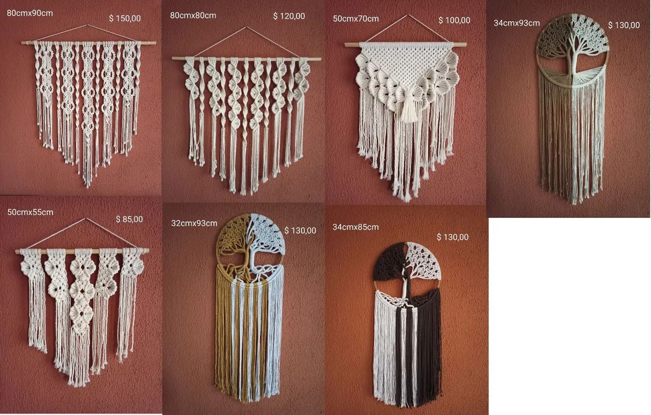 Painel em Macramê
