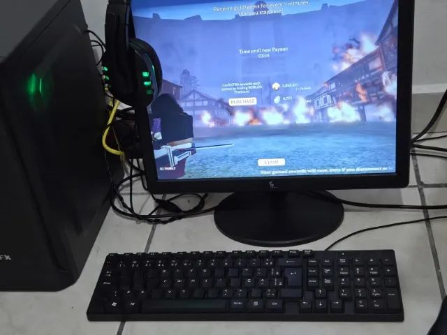 Computador + Mouse + Teclado + Fone de Fio - Foto 3