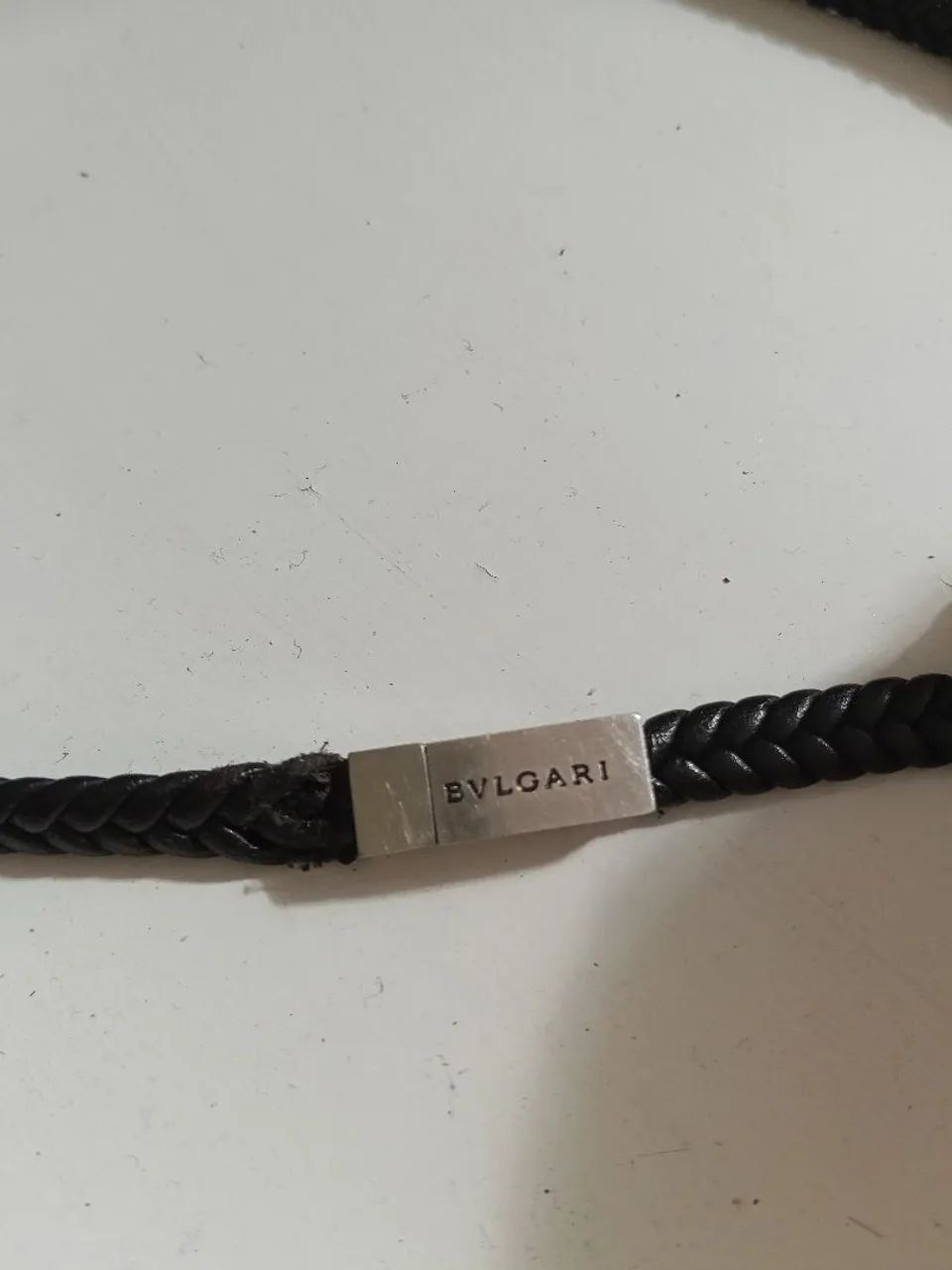 Cordão de couro Bulgari 