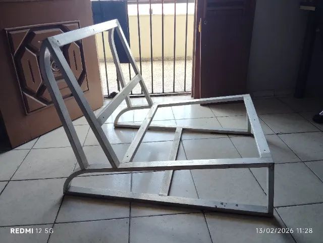 Estrutura para poltrona (alumínio)