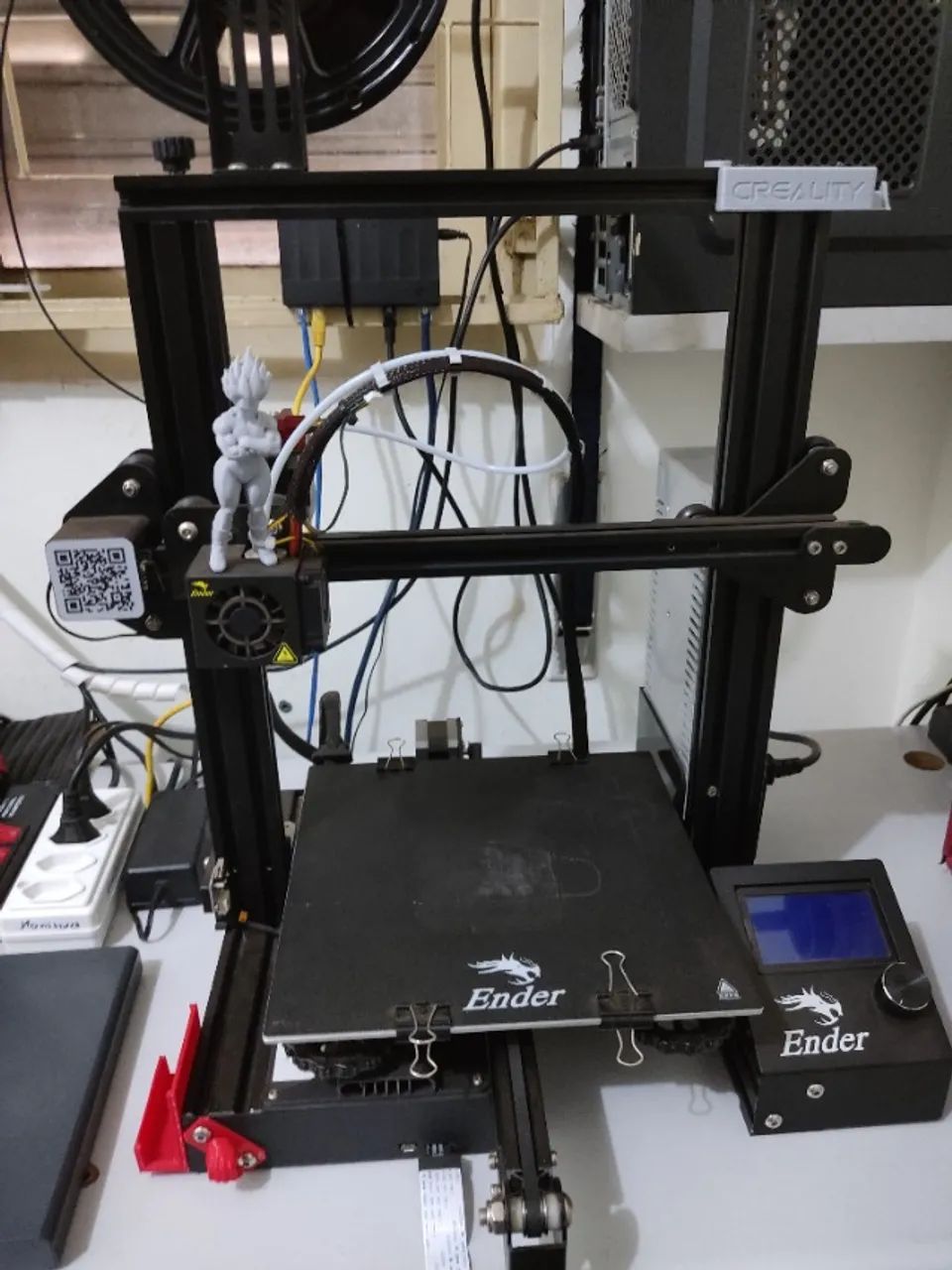 Impressora 3D Creality Ender 3 + Acessórios + Customizações - Foto 5