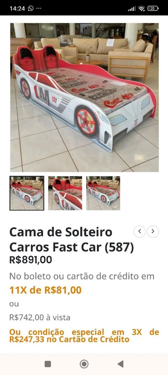 Cama CARRO infantil - Foto 5