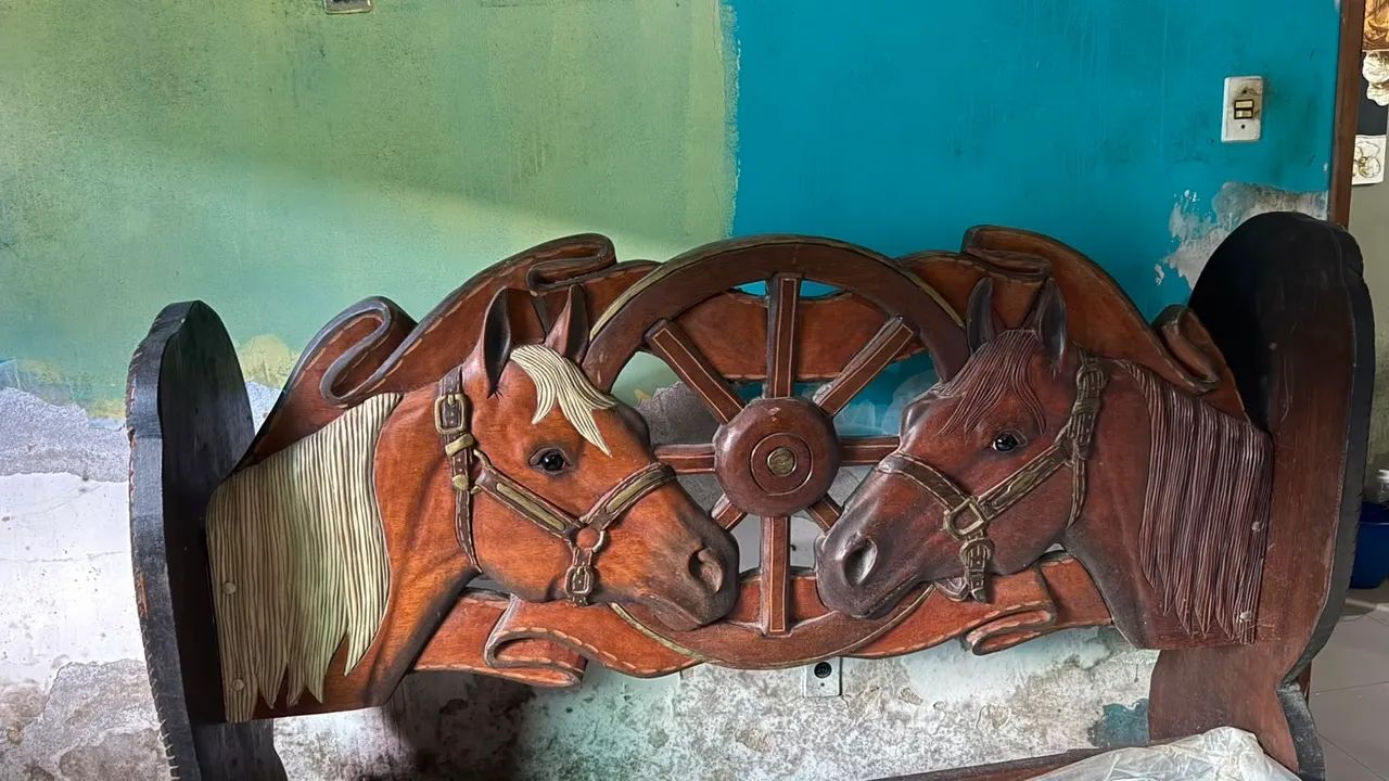 Base de Cama Artesanal Cavalo  - Foto 5