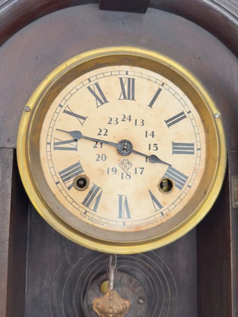 Relógio de parede Ansonia Clock Co. - Foto 4