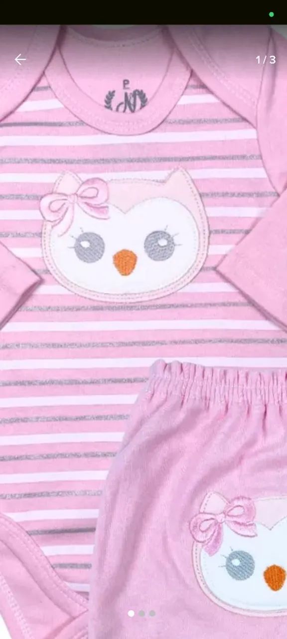 Bordado para confecção de roupa de bebê  - Foto 2