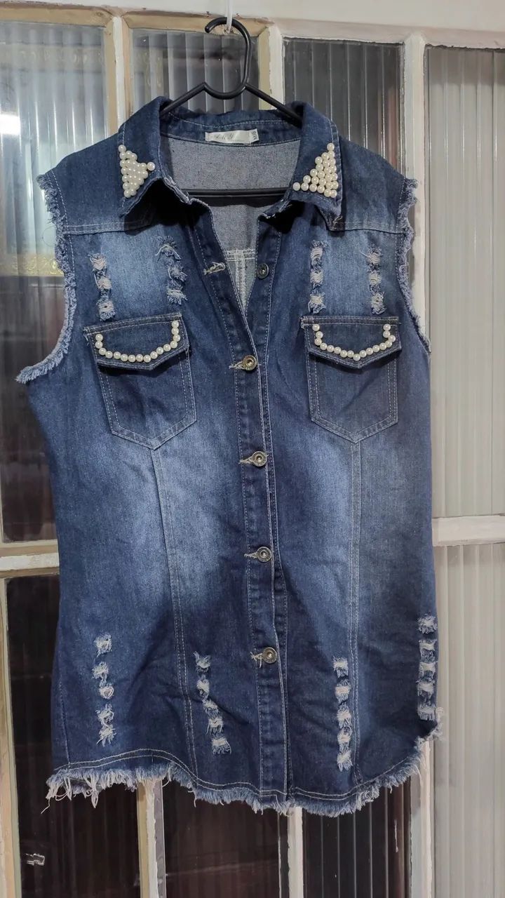 Colete jeans 