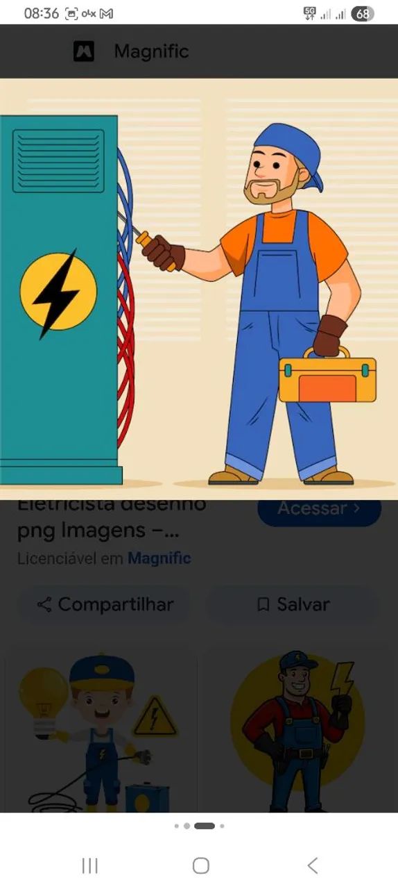 Serviços elétricos. 