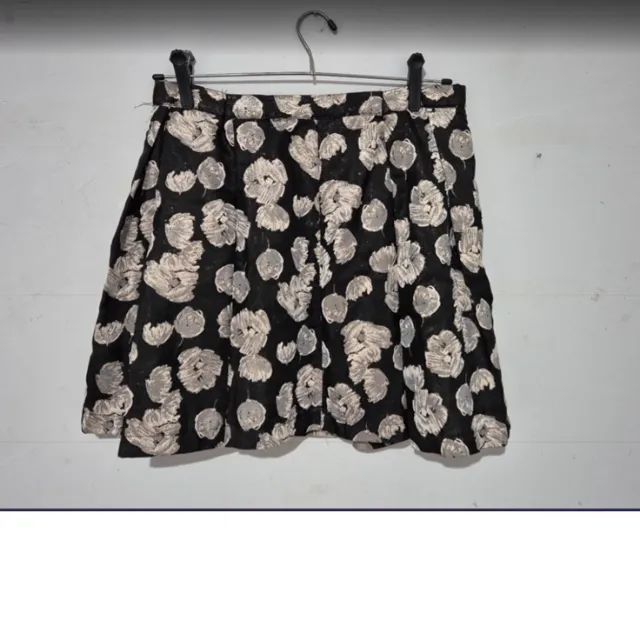 saia forever 21 preta com estampa sofisticada | estilo elegante e moderno