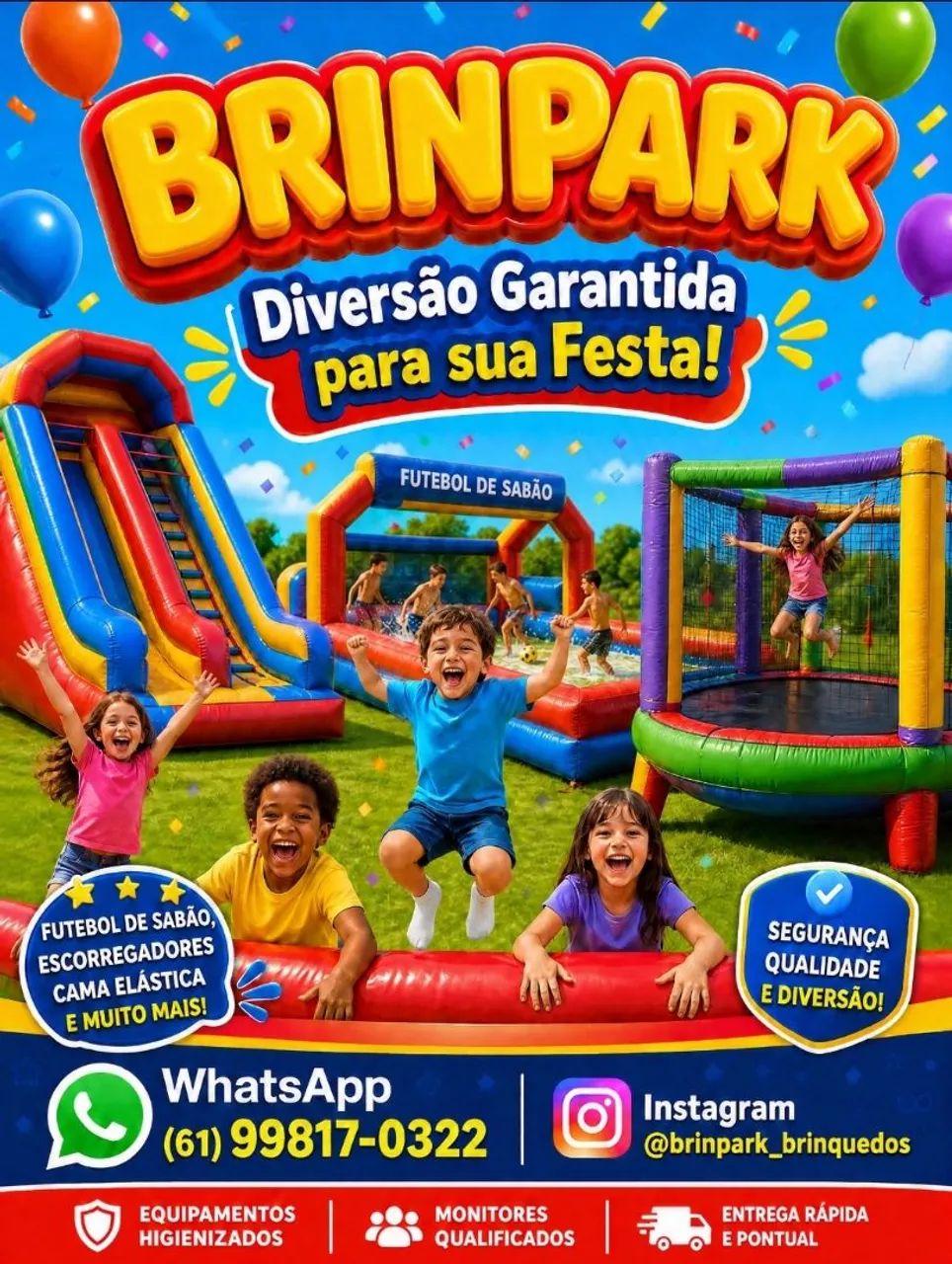 Tobogã inflavel 2 em 1  - Foto 3