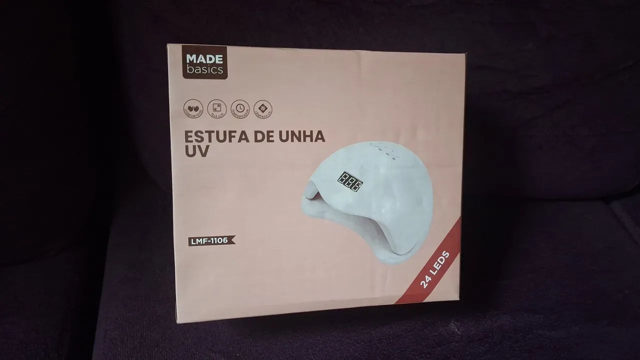 Câmara estufa unha UV 48w