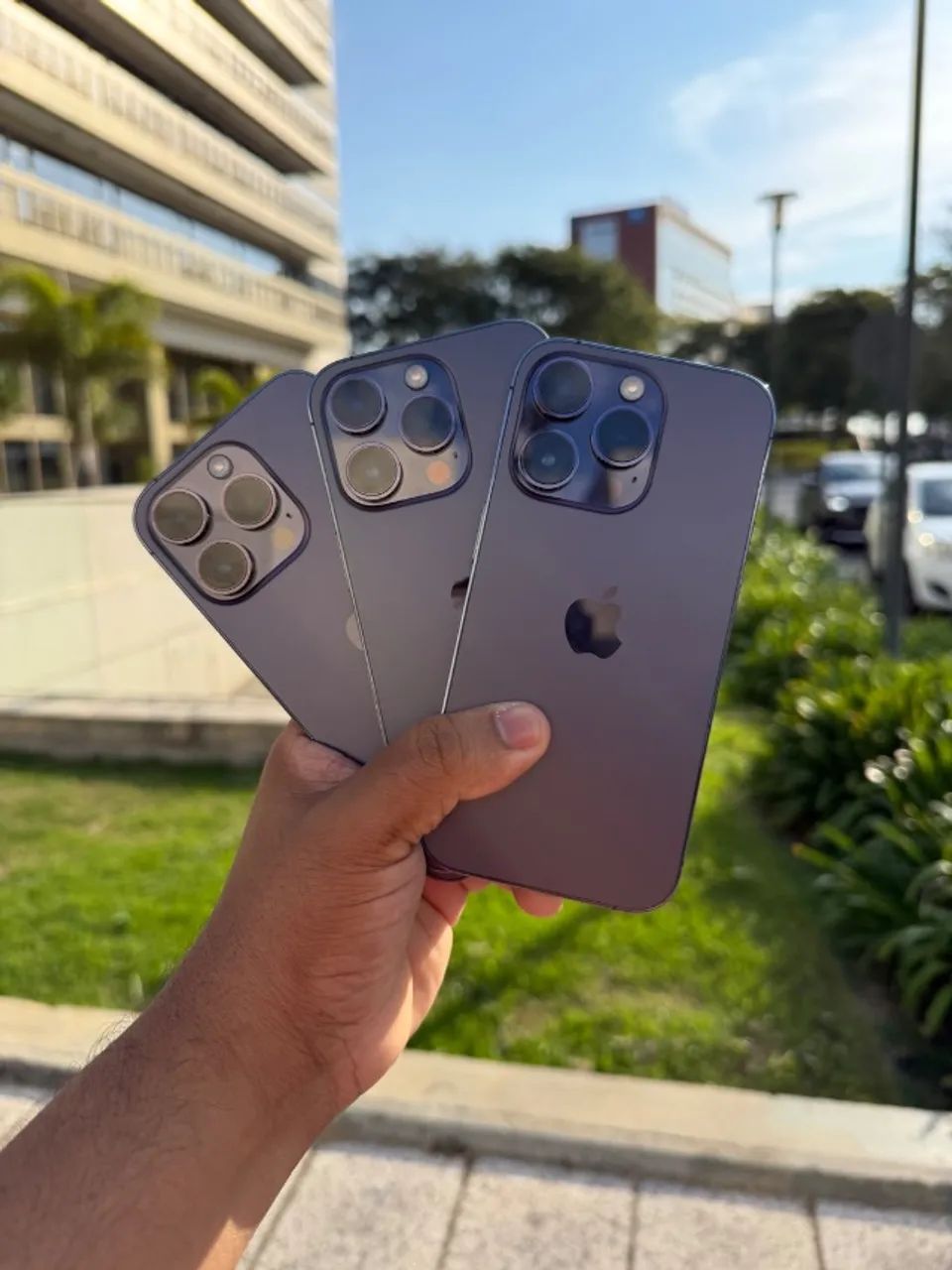 IMPERDÍVEL IPHONE 14 PRO ROXO!!! - Foto 3