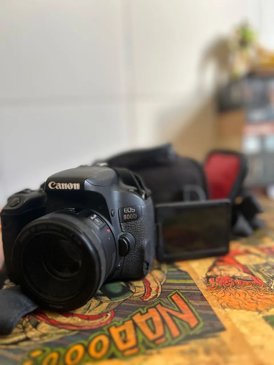 Câmera Profissional Canon T7i + Lente Canon 50mm 1.8