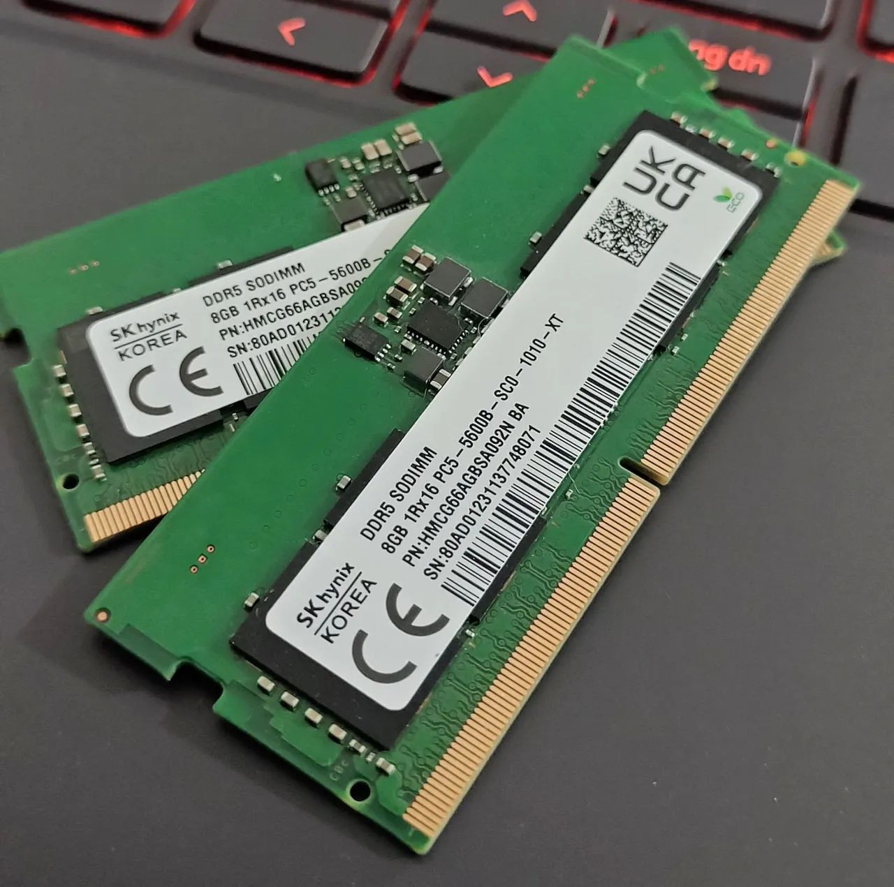 MEMÓRIA DDR5 PARA NOTEBOOK 5600MHz 2X8GB - Foto 3