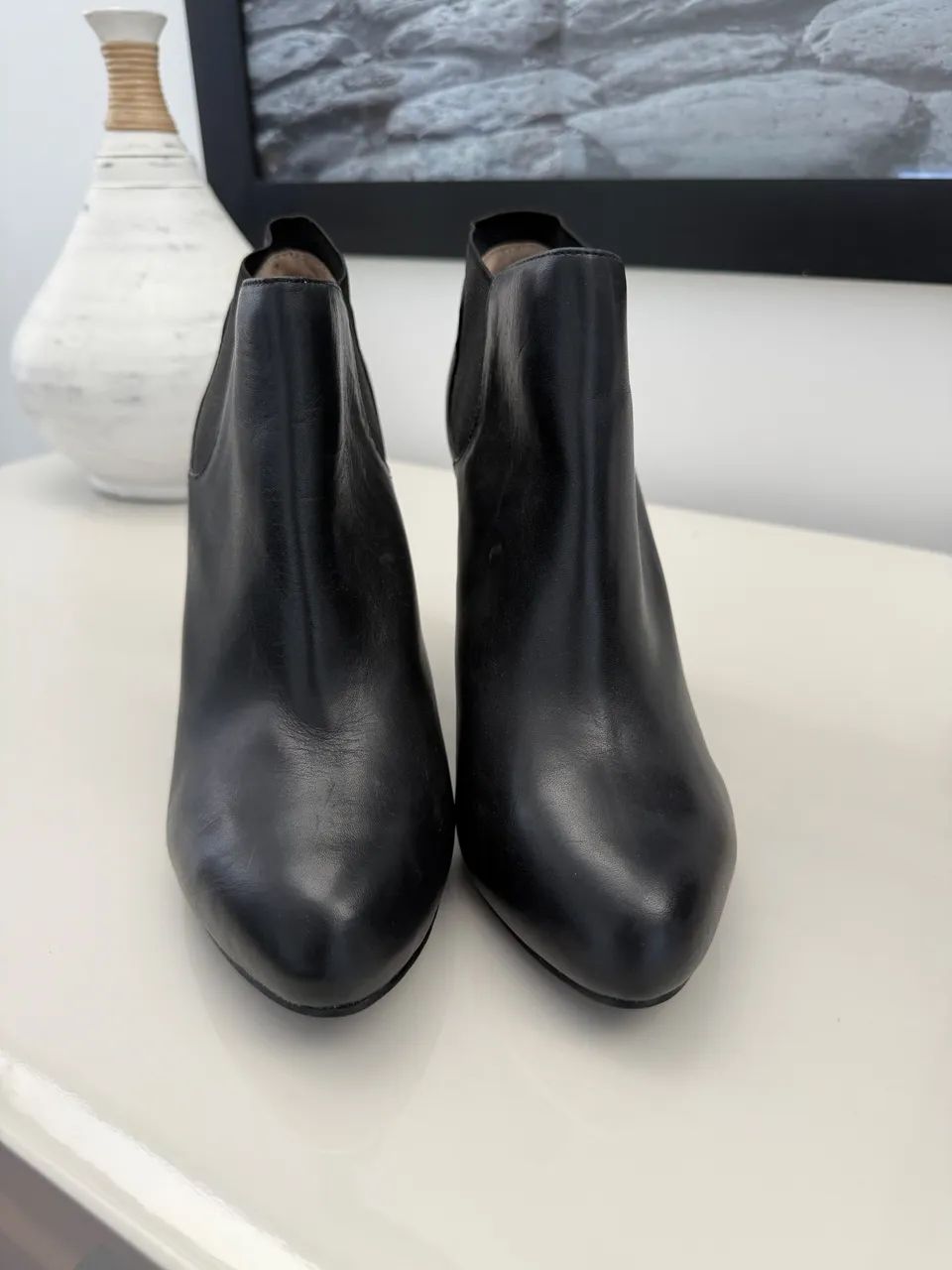 Bota Guess Original - Couro Preto - Excelente Estado - Foto 3