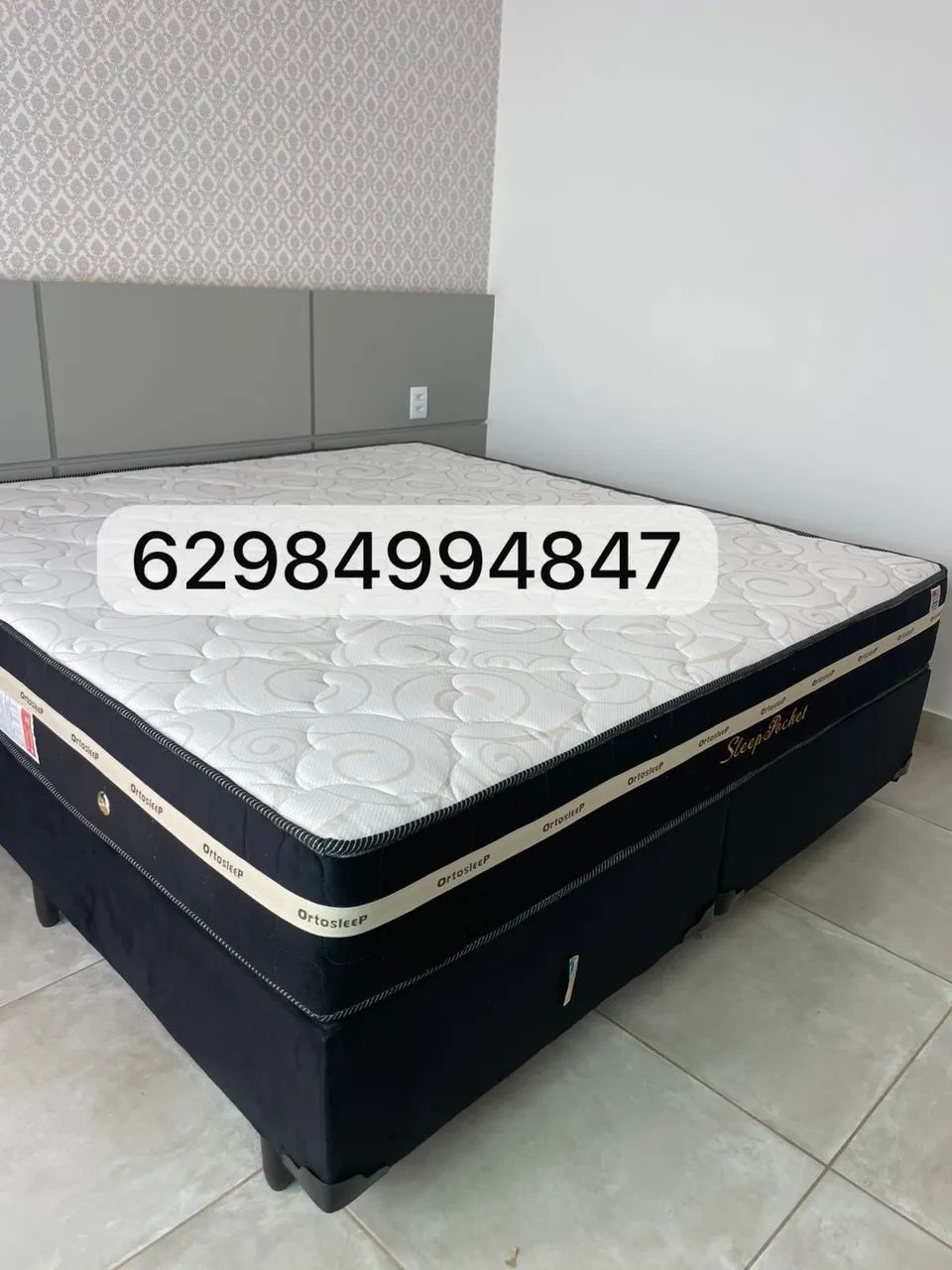 Cama box super king molas ensacadas ate 10x s juros