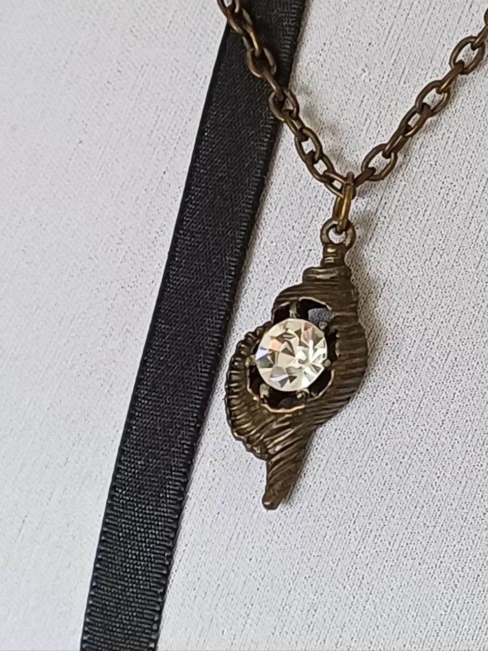 colar bijuteria com cristal - Foto 3