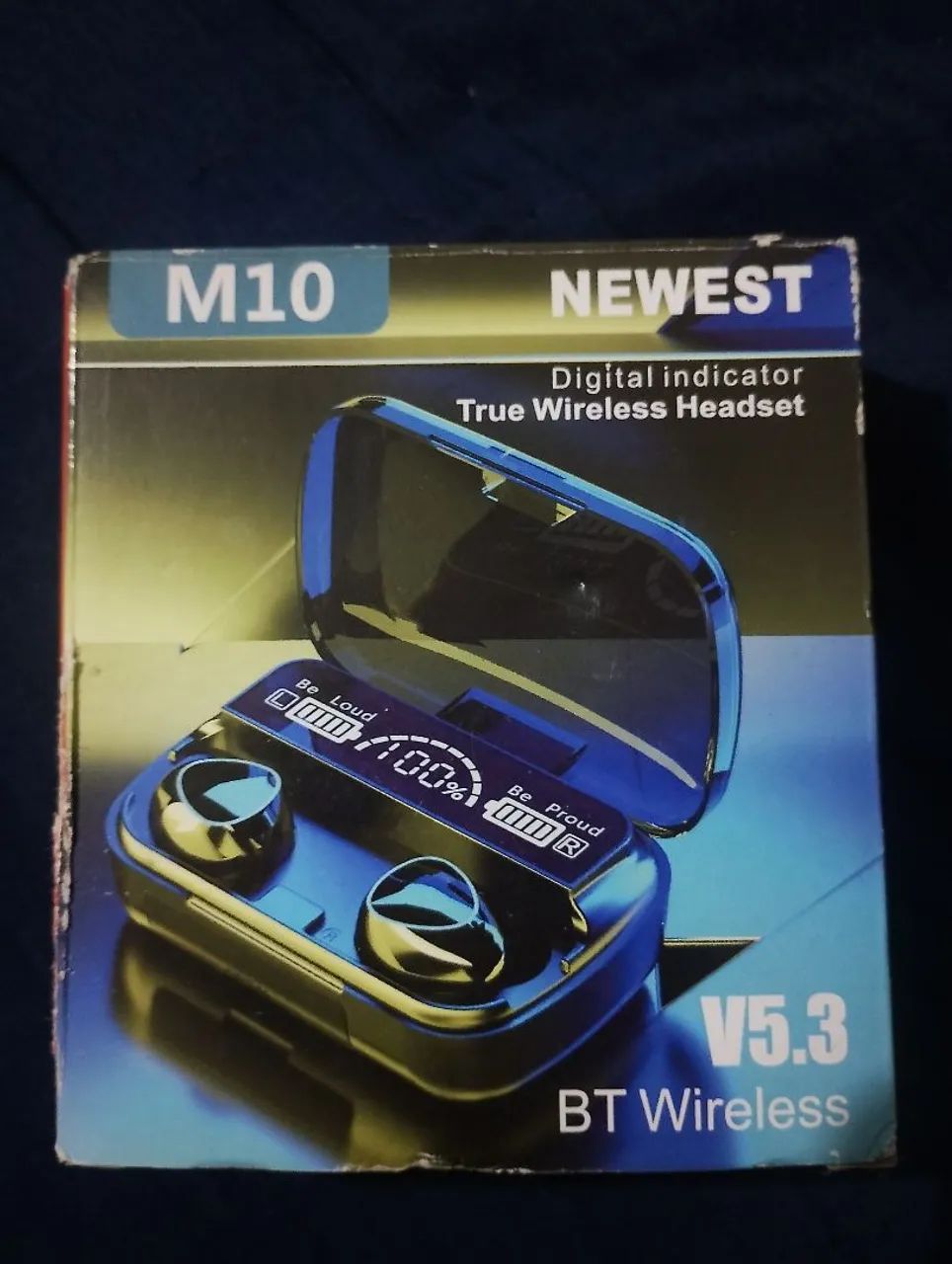 Fone de ouvido bluetooth M10 
