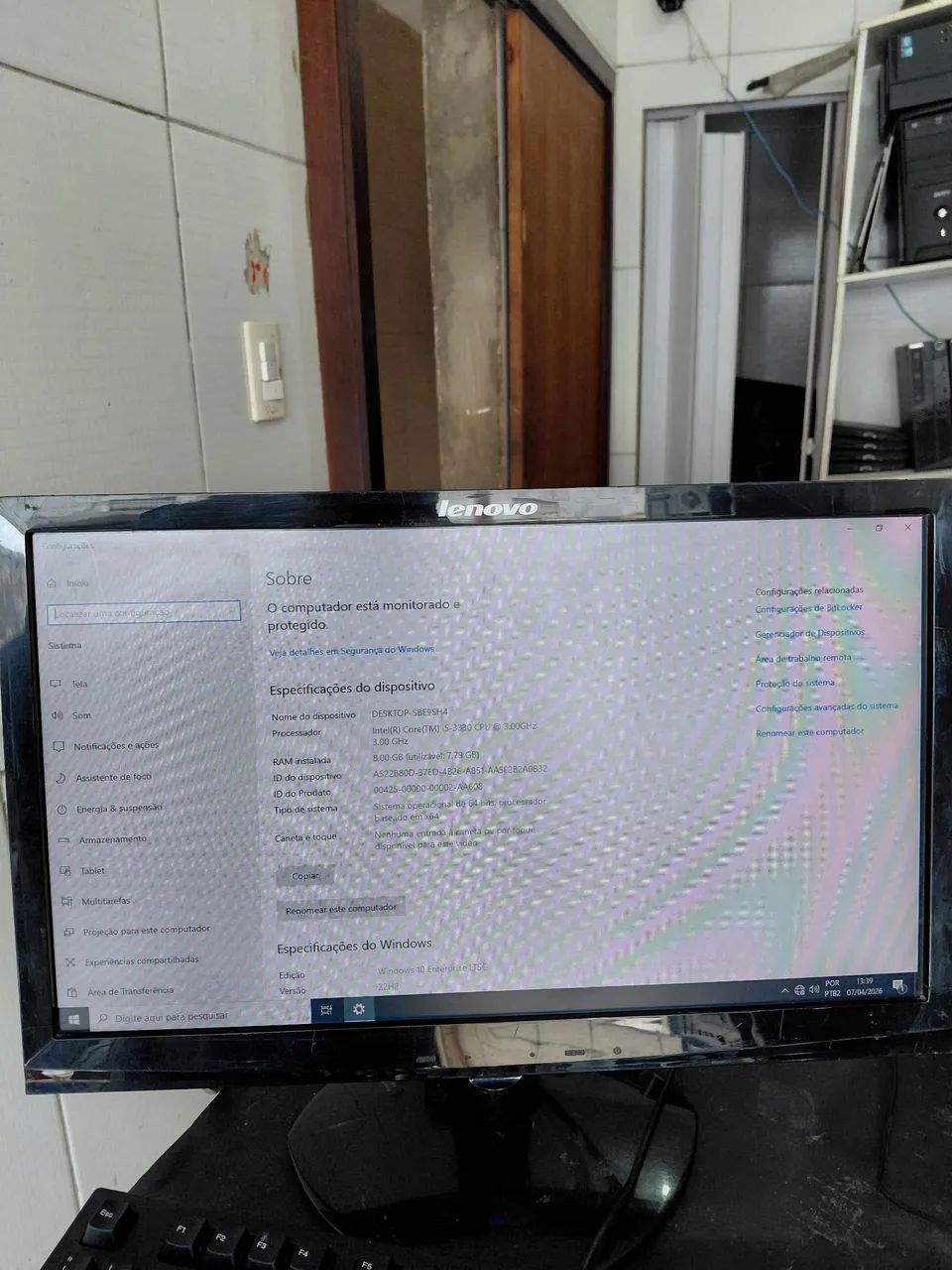 COMPUTADOR COMPLETO I5 LENOVO  - Foto 3