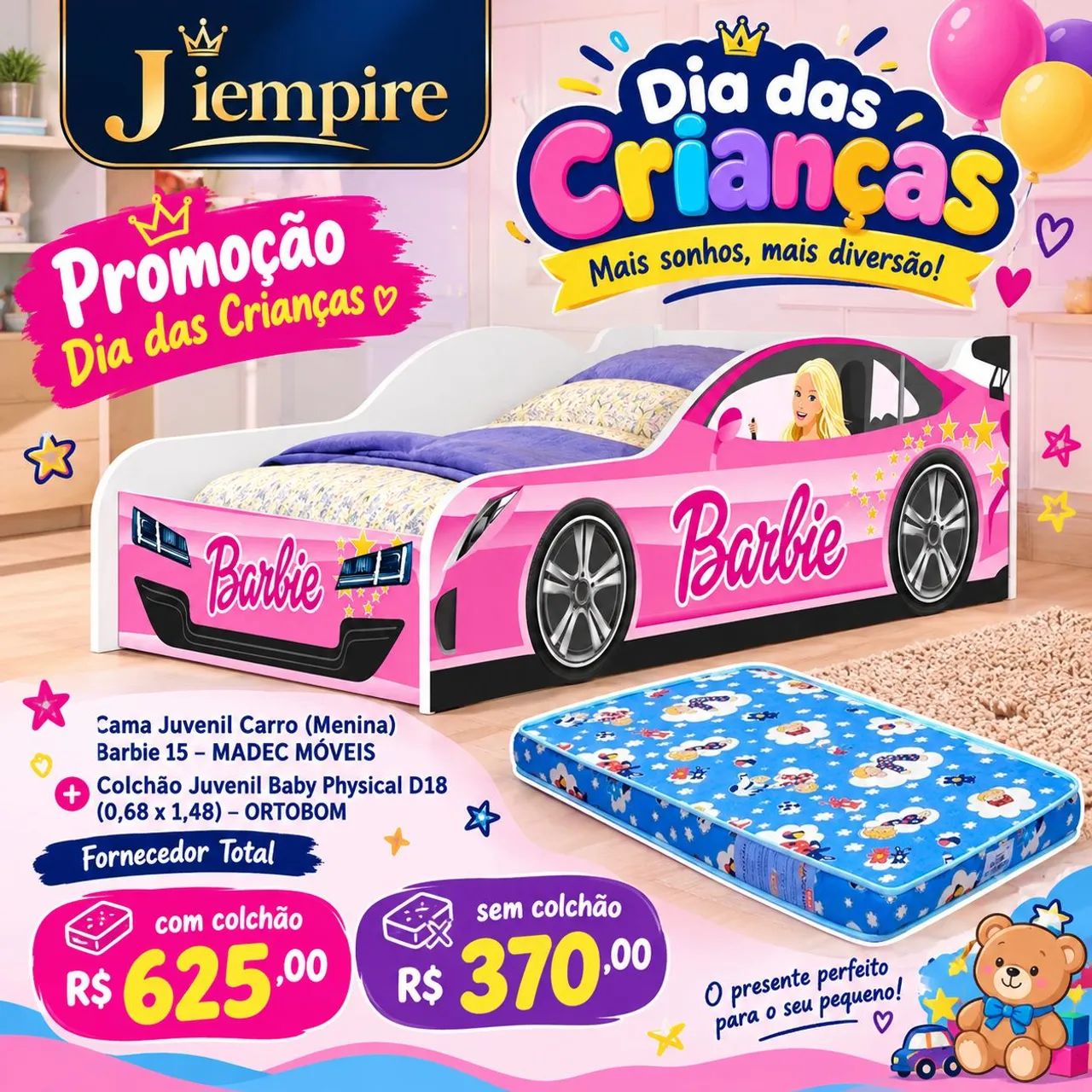 Cama infantil com temas,pague na entrega 