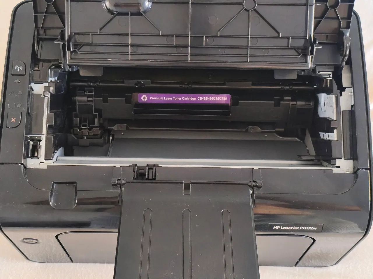 Impressora HP LJ P1102W - Seminova e completa  - Foto 3