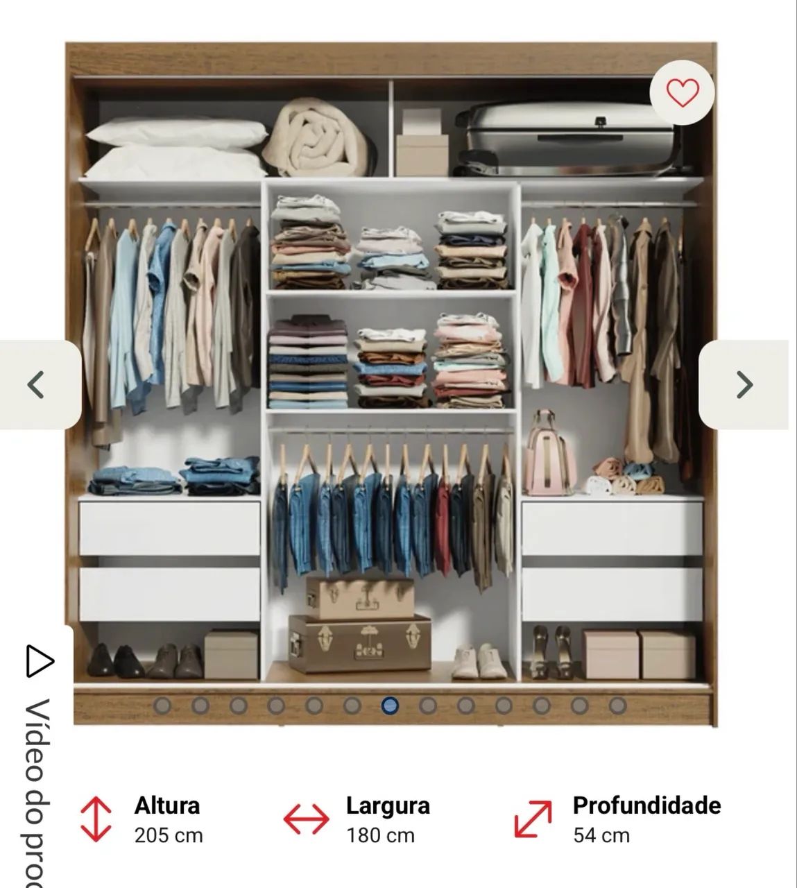 Guarda roupa semi novo - Foto 3