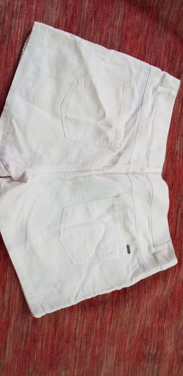 Shorts branco gelo hering tam 40 - Foto 2