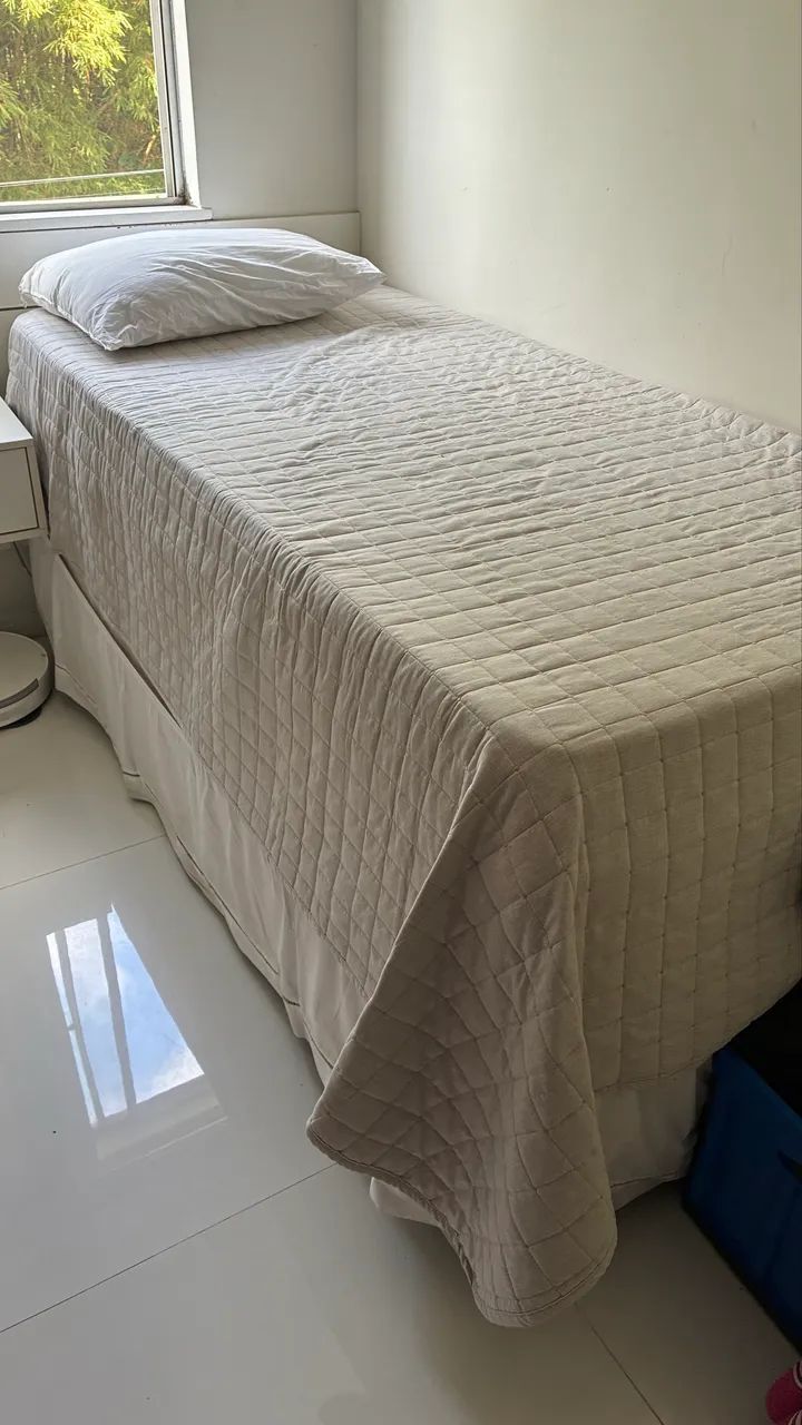 Cama box baú solteiro (sem colchão)