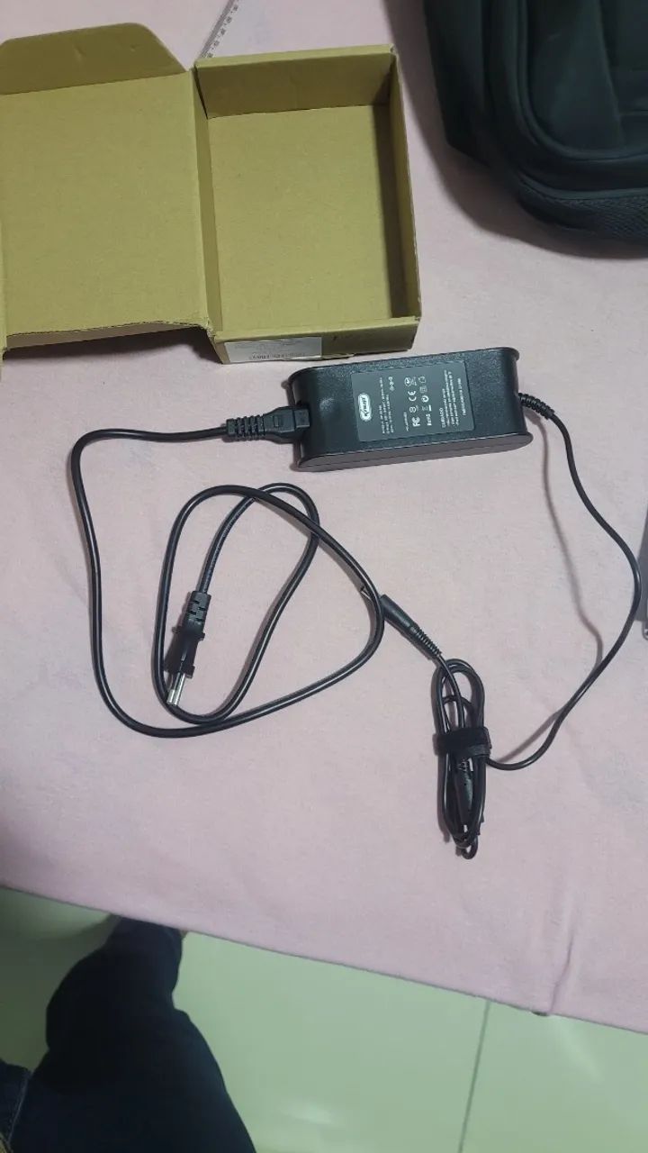 carregador do notebook dell nunca usado  R$  110,00 - Foto 4