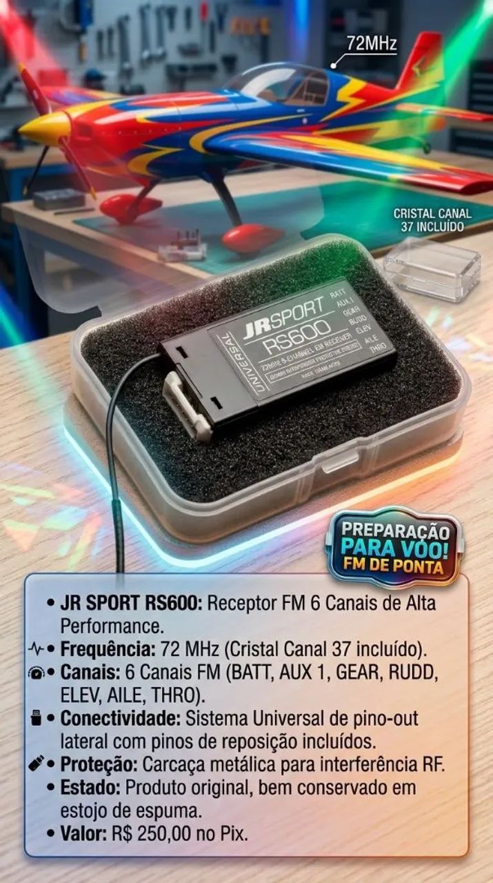 Receptor FM JRSport RS600