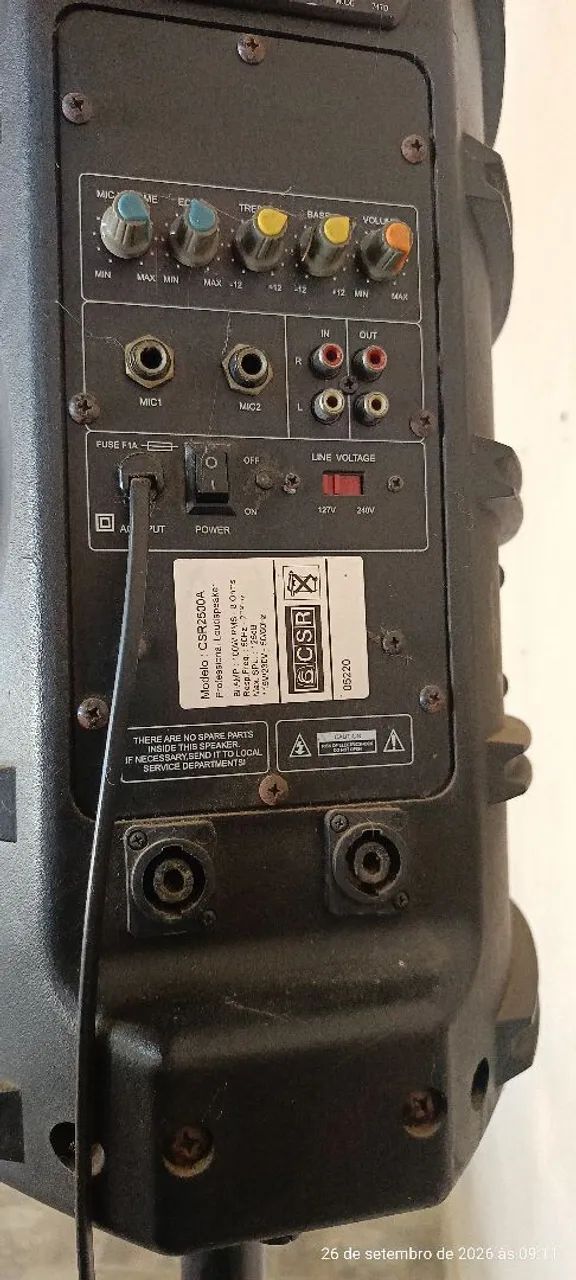 Caixa de Som CSR com Bluetooth e Pedestal - Foto 3