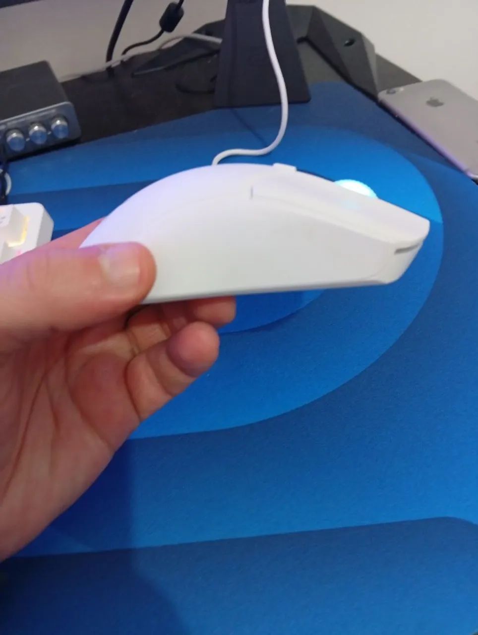 Mouse hyperx branco sem fio - Foto 2
