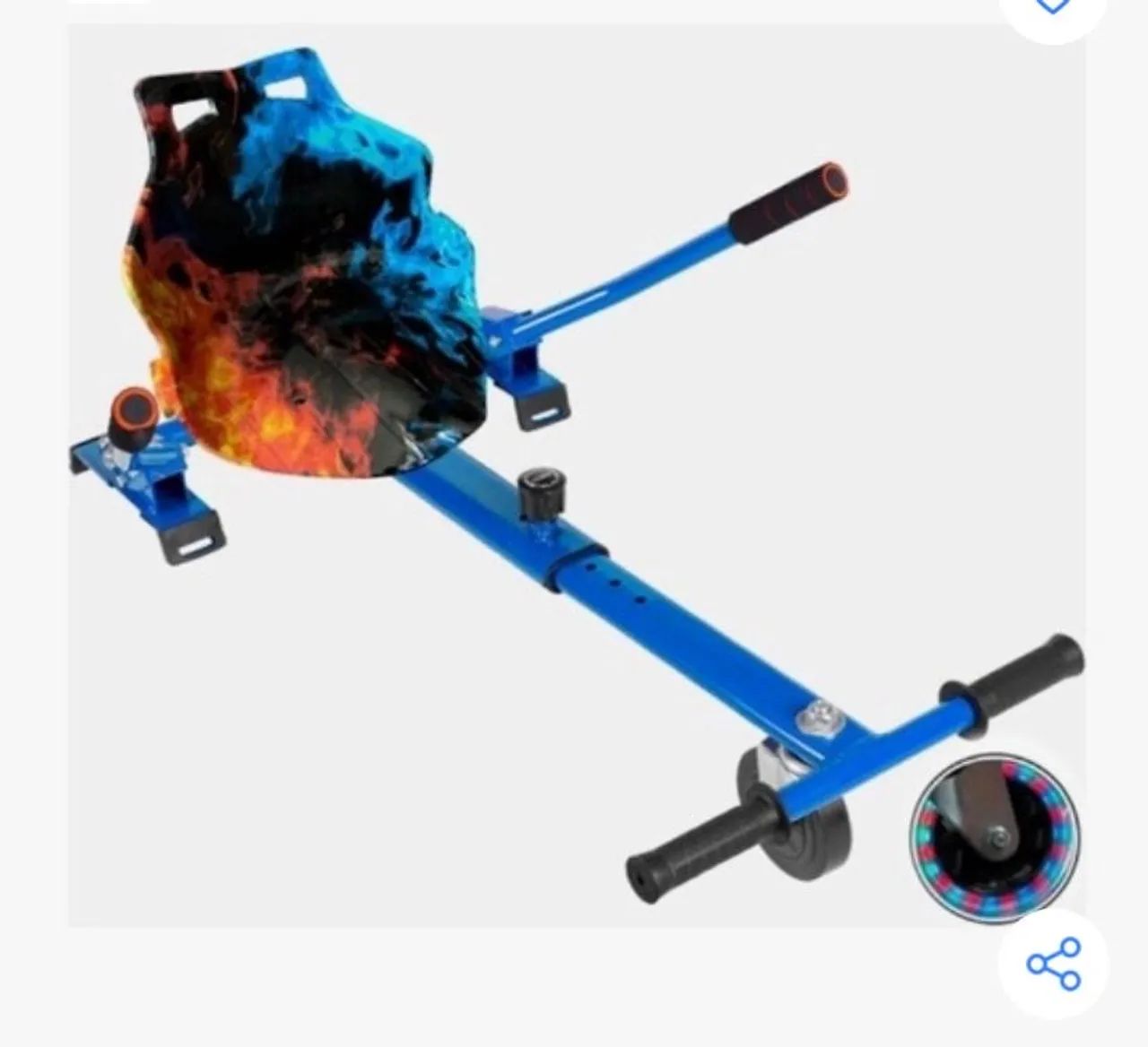 Hoverboard com cadeira de suporte - Foto 4