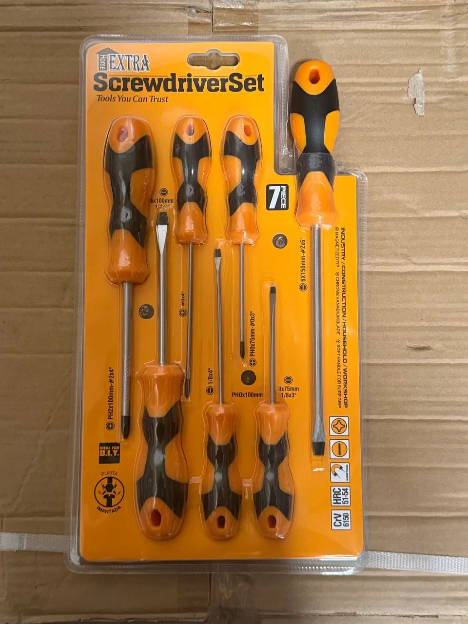 KIT CHAVES DE FENDA COM 7 PCs